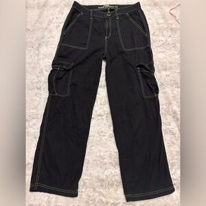 Black and Green Cargo Pants